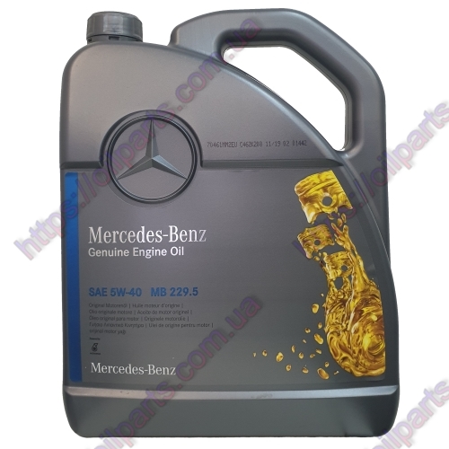 Масло Mercedes-Benz 5W-40 229.5 (5л.)