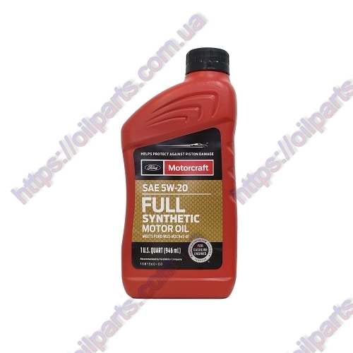 Масло MOTORCRAFT SAE 5W-20 Full Synthetic Motor Oil