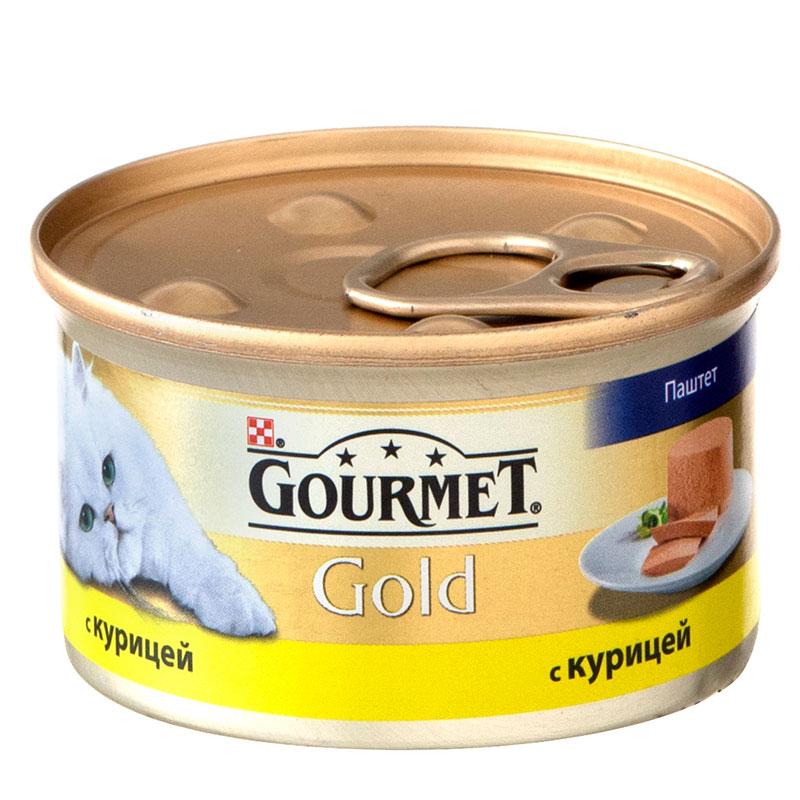 Консервы для кошек Gourmet Gold ( Гурмэ голд) паштет с курицей 85 г.