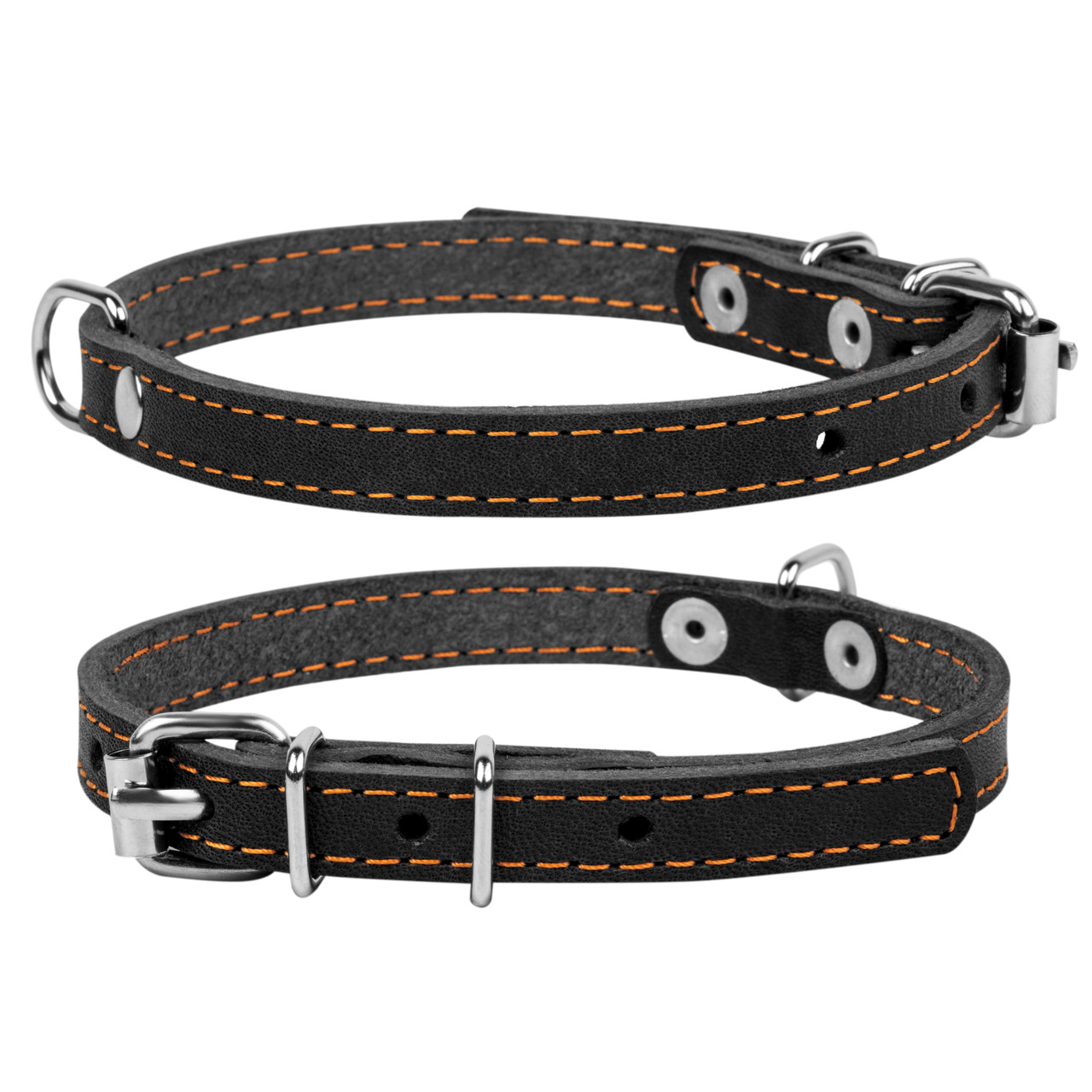 Ошейник одинарный CoLLaR черный (00161)