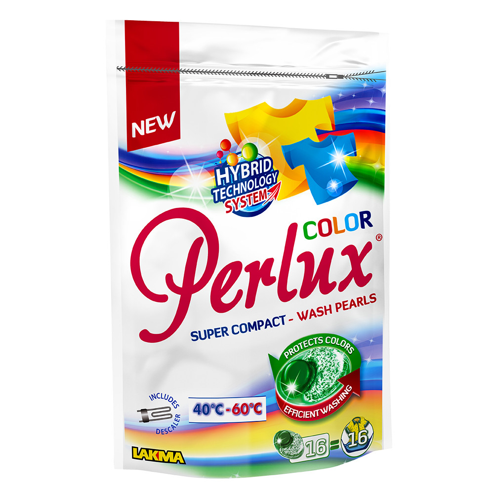 Капсули для прання Perlux Color, 16 шт