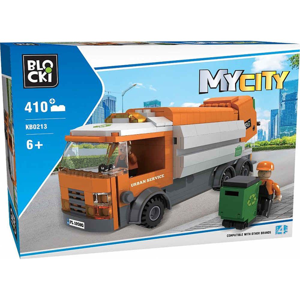 Конструктор Blocki MyCity Сміттєвоз, 410 деталей
