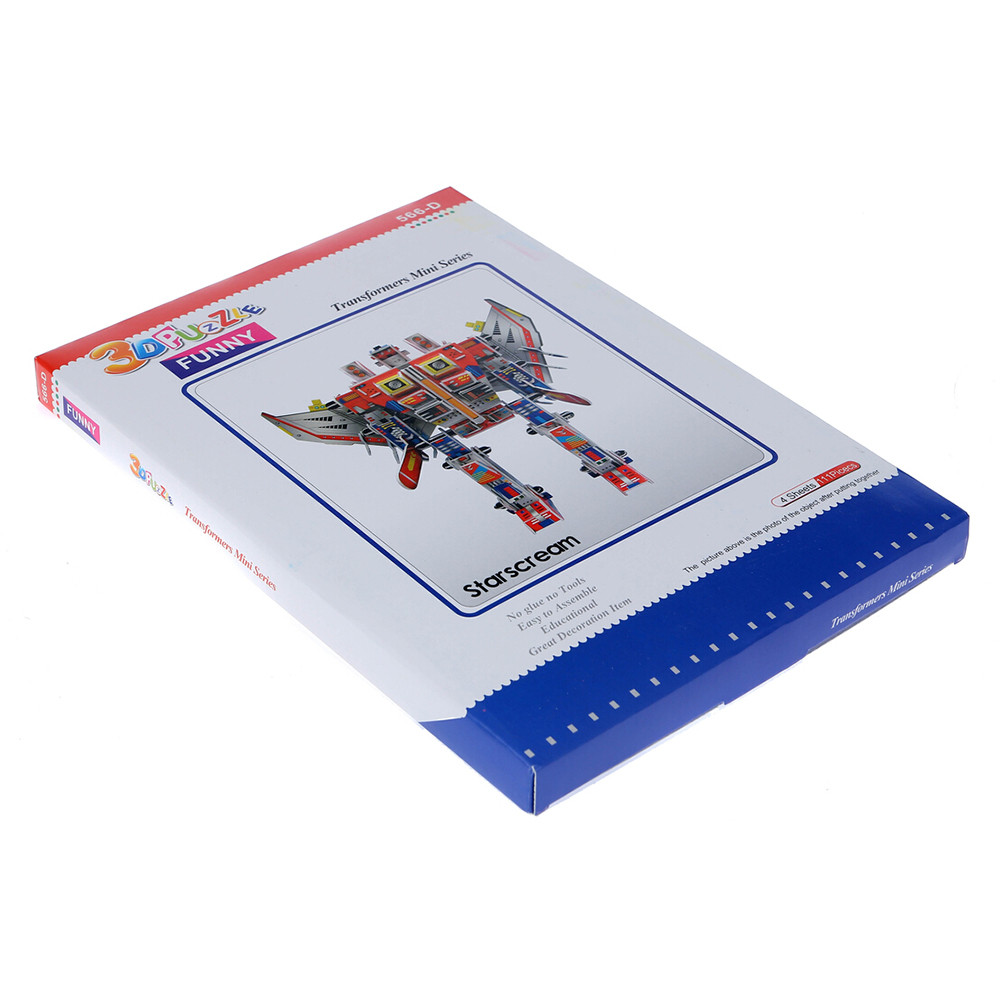 3D-пазл, еко-конструктор Starscream, 111 деталей
