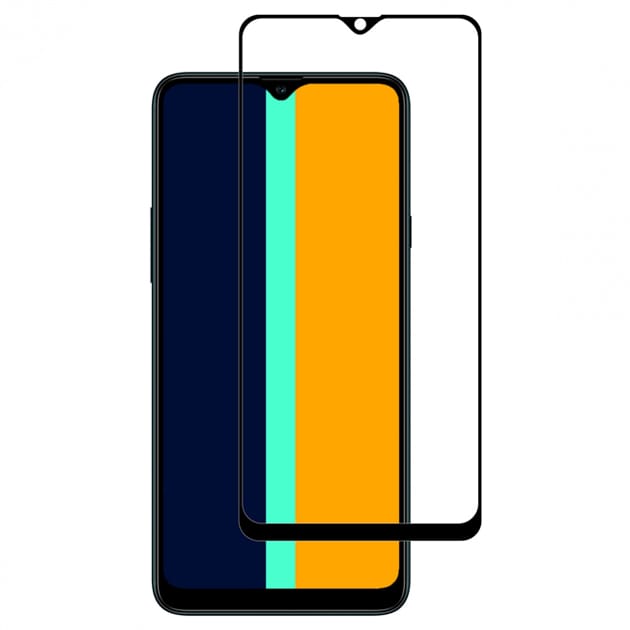 Защитное стекло для Samsung A20s Full Glue с рамкой