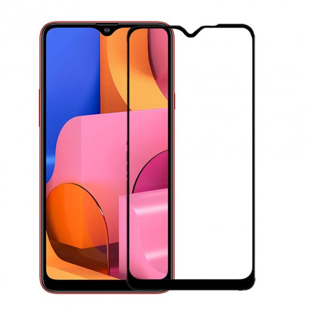Защитное стекло для Samsung A10 Full Glue с рамкой