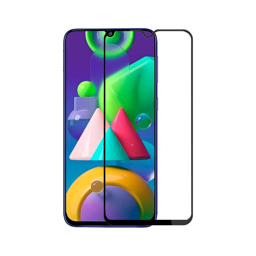 Защитное стекло для Samsung M21 Full Glue с рамкой