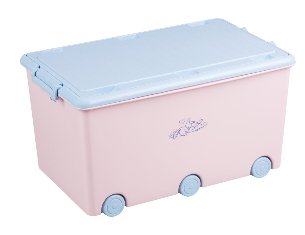 Ящик для игрушек Tega Little Bunnies KR-010 104 light pink