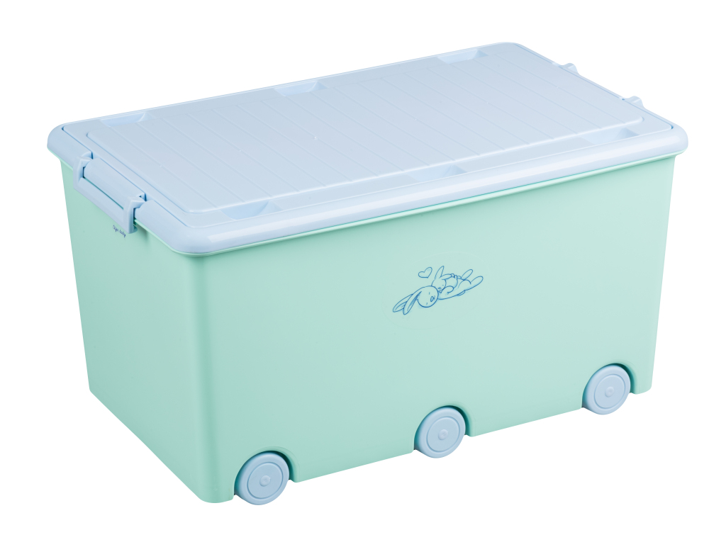 Ящик для игрушек Tega Little Bunnies KR-010 105 light green