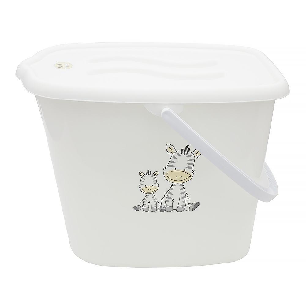 Ведерко для подгузников и воды Maltex ZEBRA 6906 white