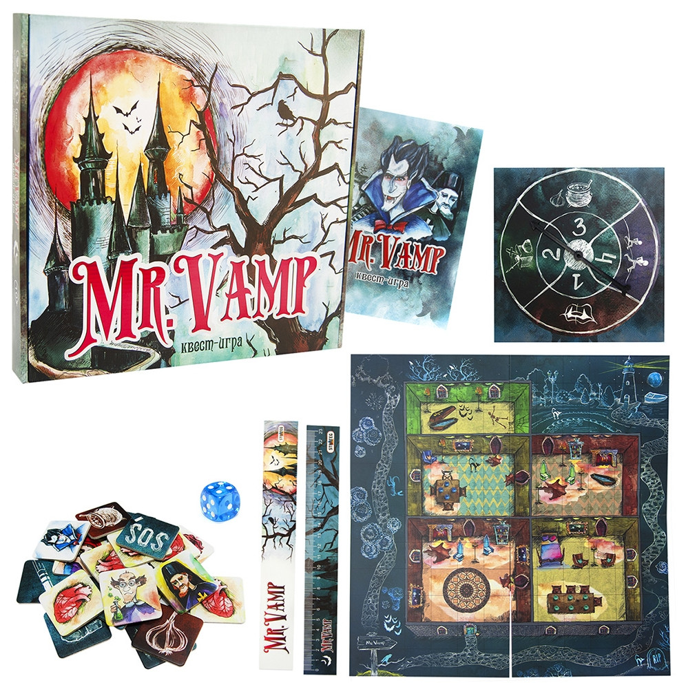 Настольная игра "Mr. Vamp" Strateg (10+, 2-6 чел., рус.)