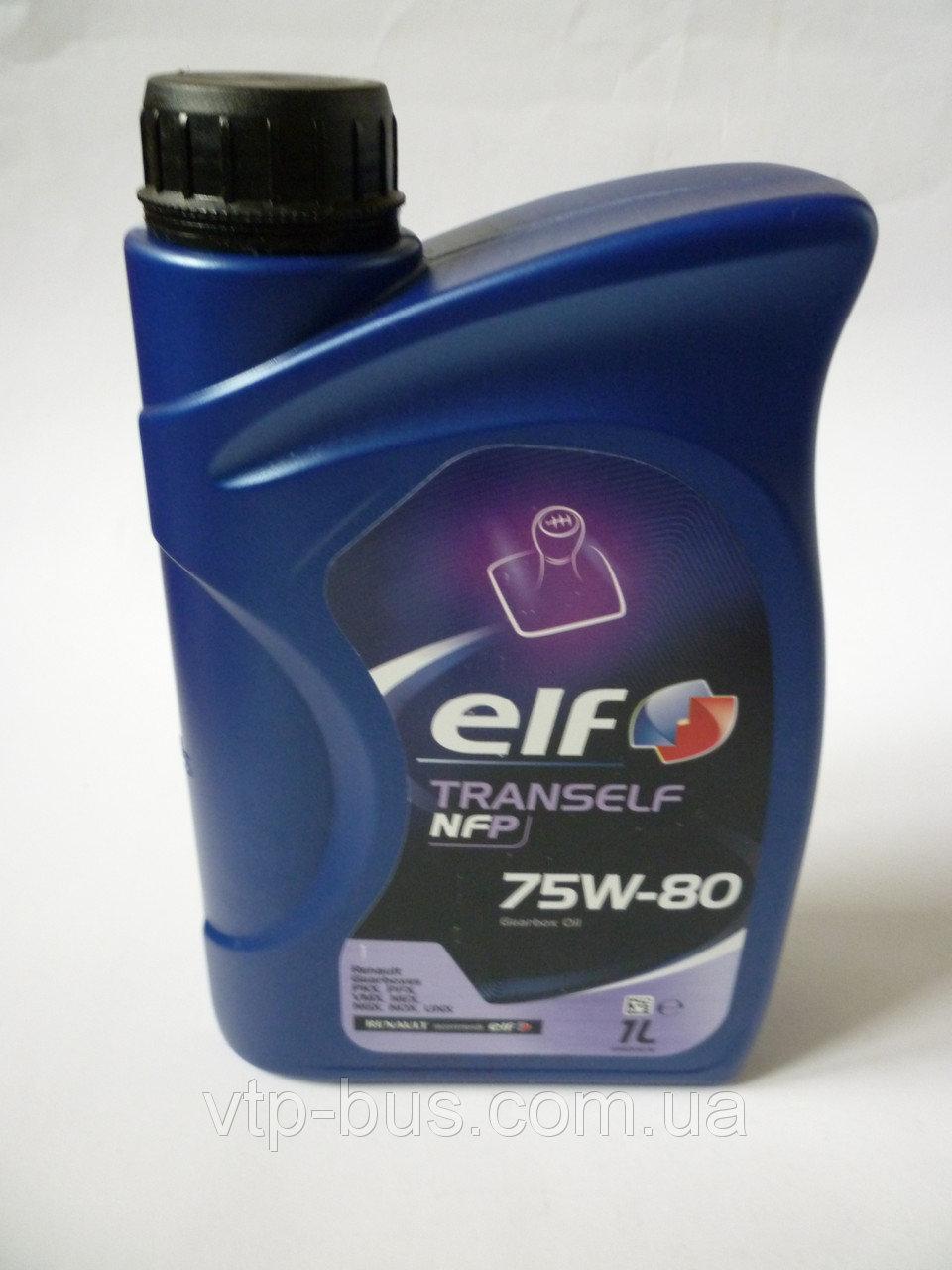 Масло трансмиссионное ELF NFJ 75w80 1л