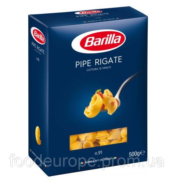 Макароны из твердых сортов пшеницы Barilla Pipe Rigati 91