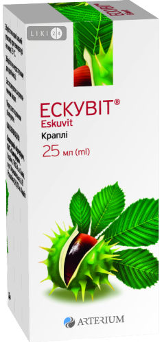 ЭСКУВИТ, Галичфарм АООТ уп. 1 кап. фл.-капельн. 25 мл