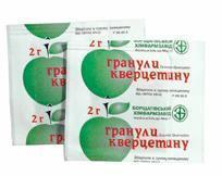 КВЕРЦЕТИН, Борщаговский ХФЗ ПАО уп. 1 гран. 0,04 г/1 г пакет 2 г