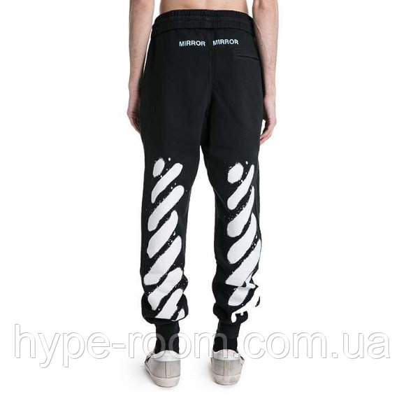 Спортивные Штаны в стиле Off-White Black | Лучшее Качество