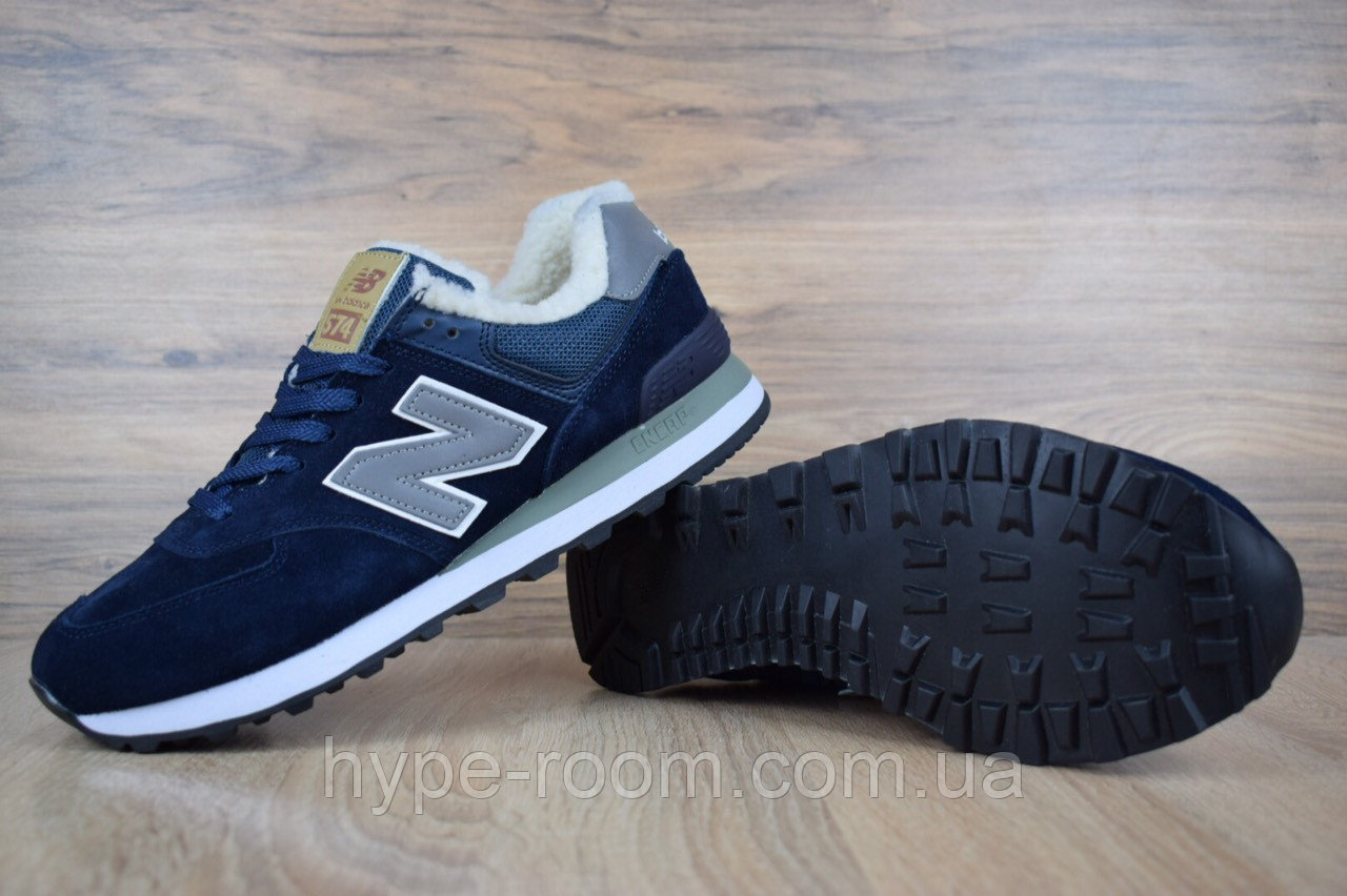 Женские зимние кроссовки стиле New Balance 574 | Внутри Овчина!