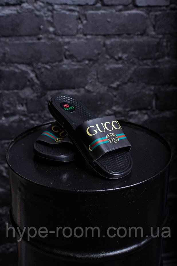 Мужские Тапки в стиле Gucci
