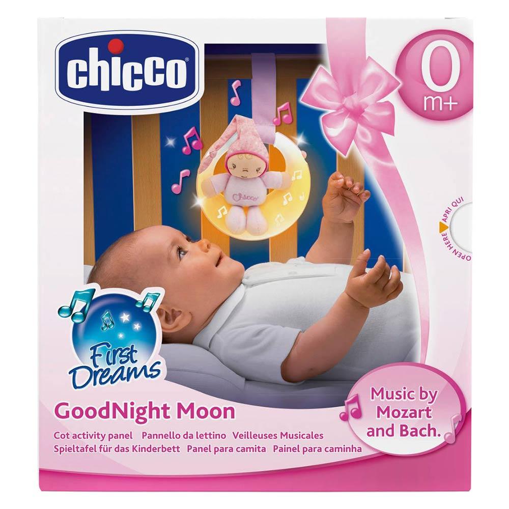 Музыкальная игрушка на кроватку Good night Moon розовая (02426.10)