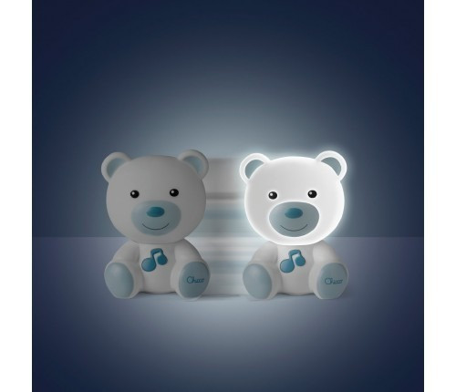 Ночник «Сладкий плюшевый мишка» Chicco (Голубой)