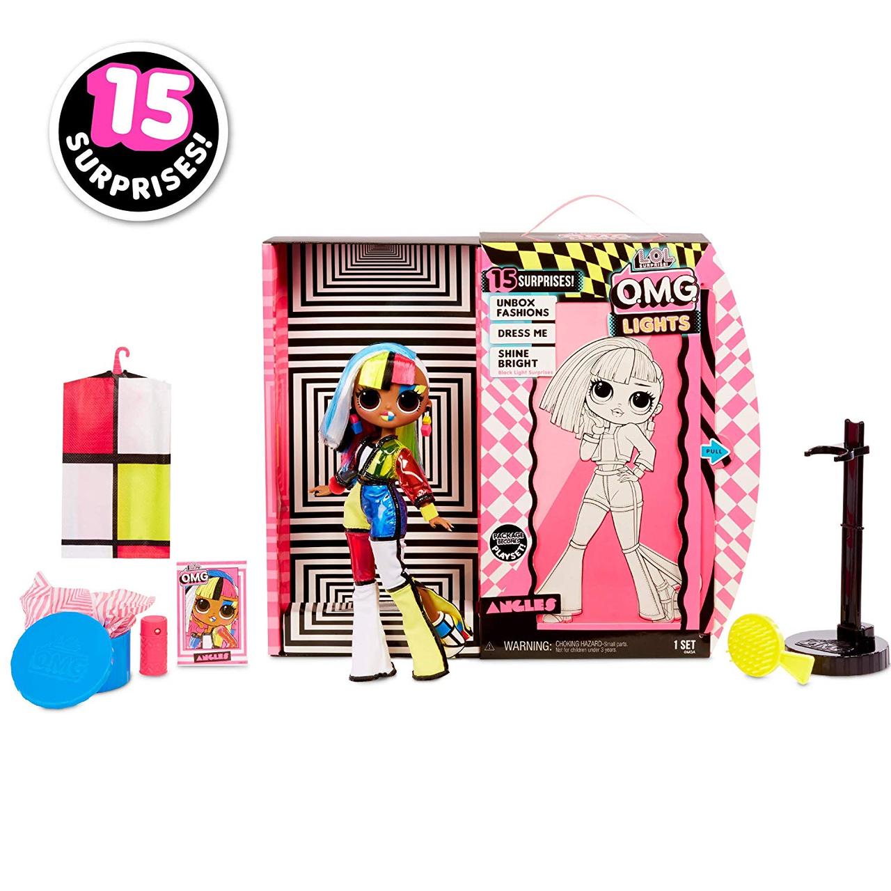L.O.L Surprise! O.M.G. Lights Angles Fashion Doll с 15 сюрпризами, 565178