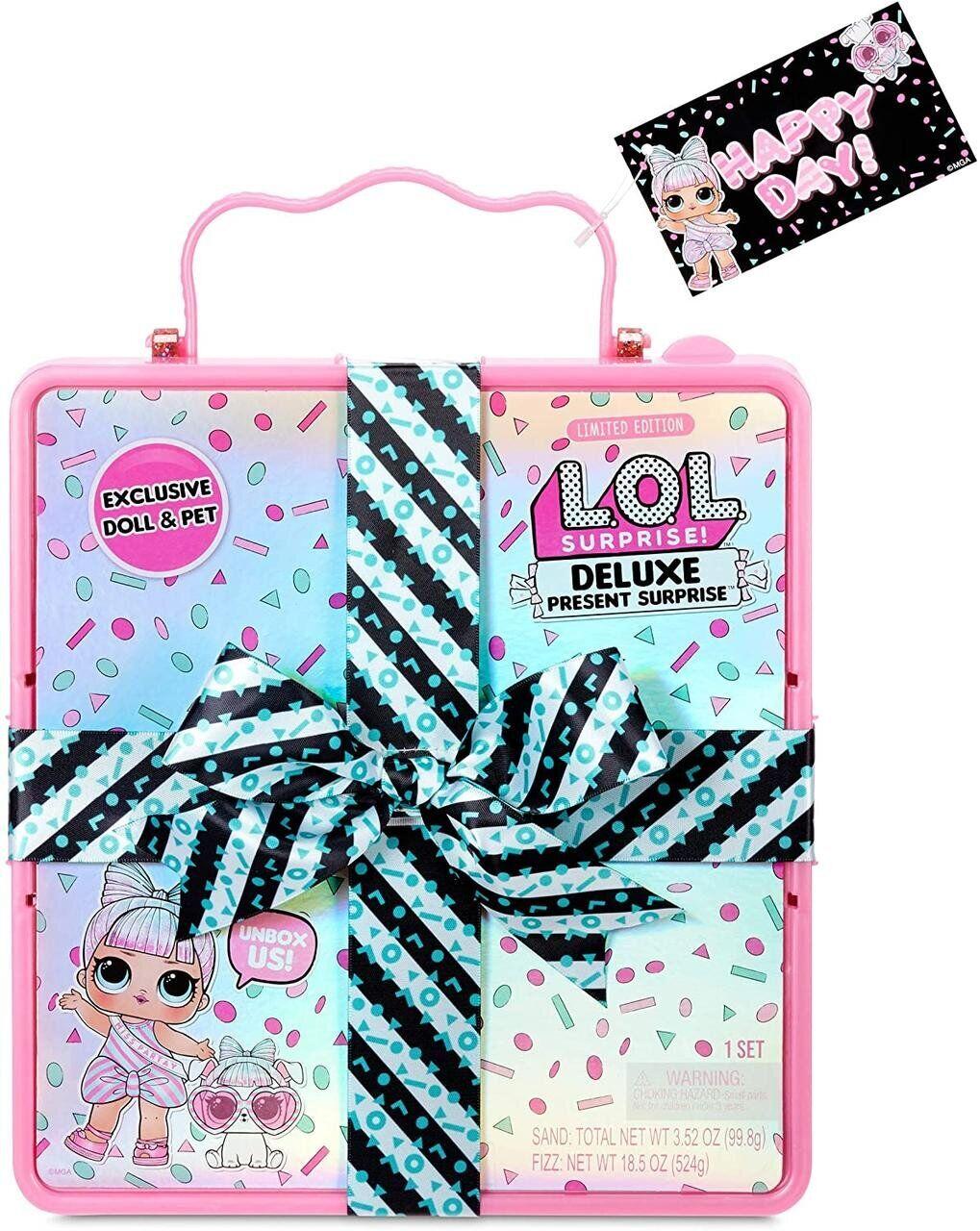 Игровой набор ЛОЛ Сюрприз Суперподарок - LOL Surprise Deluxe Present Surprise Розовый