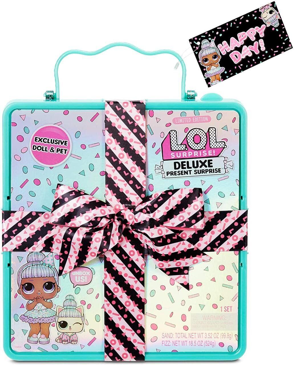 Игровой набор ЛОЛ Сюрприз Суперподарок - LOL Surprise Deluxe Present Surprise Бирюзовый