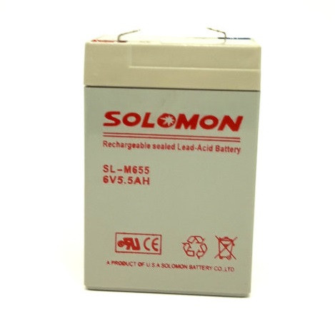 Аккумулятор Solomon 6V 5.5Ah