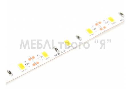 Светодиодная лента 60д.м LM5630 10мм Белый Теплый 1,2А на метр