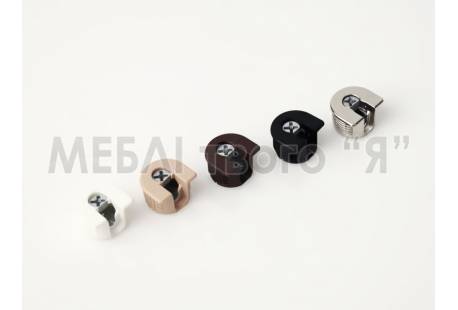 Hettich стяжки рафикс (rafix) белый (пластик) VB M35/16 на ДСП 16 мм с фиксатором