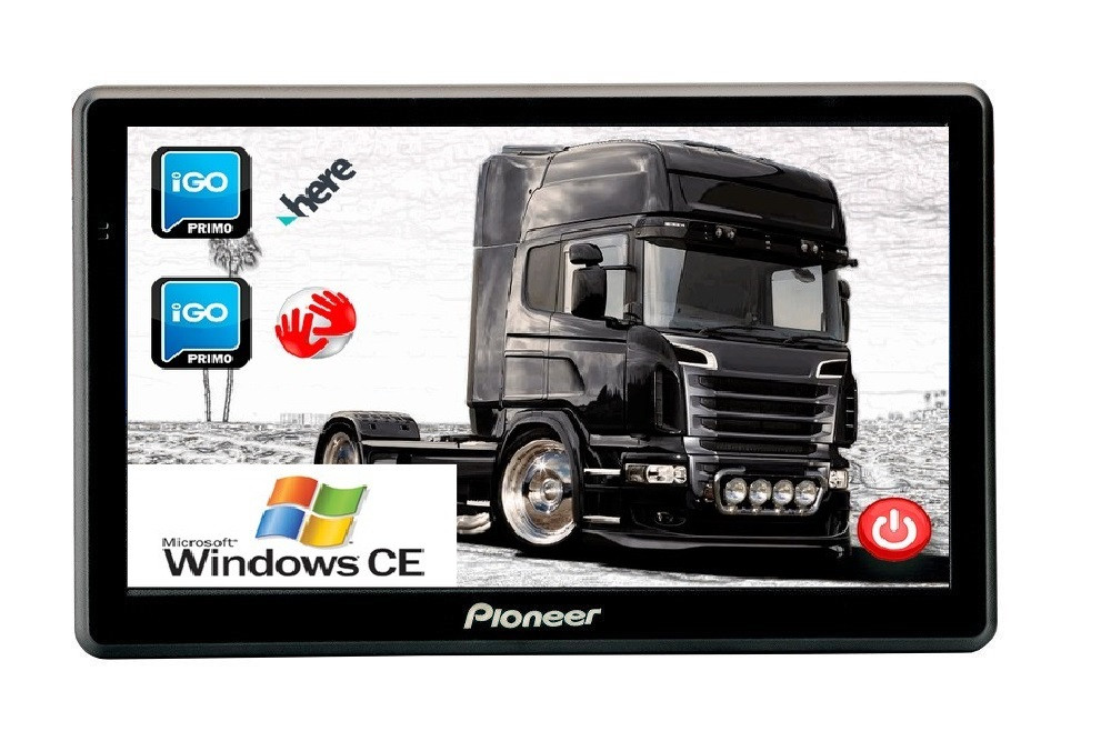 GPS навигатор Pioneer A75 ANDROID с картой Европы для грузовиков (pi_a75tir)