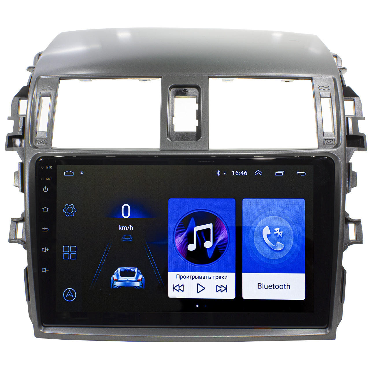 Штатная автомобильная магнитола 9 Toyota Corolla WiFi GPS 4 ядра 1 16 памяти Android 8.1 (3607-10468)