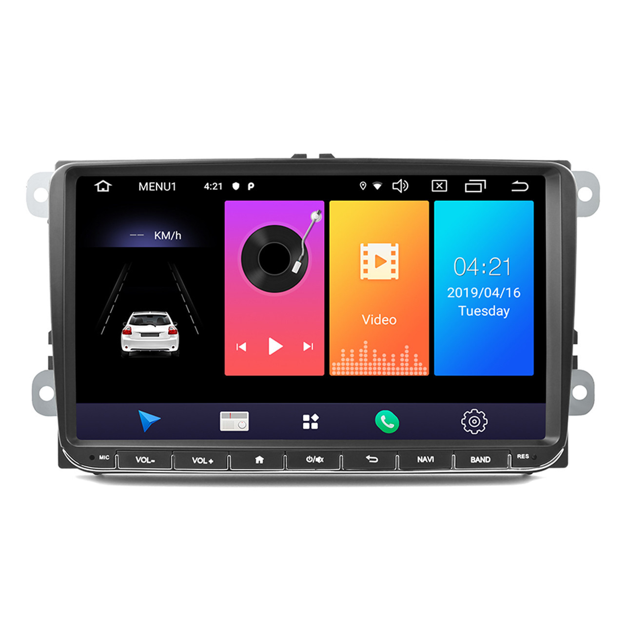 Штатная автомагнитола 9 Volkswagen 9021A для Passat B6/B7/CC/Caddy/Tiguan/Jetta/Polo/Golf Android 8.1(4000-11423)