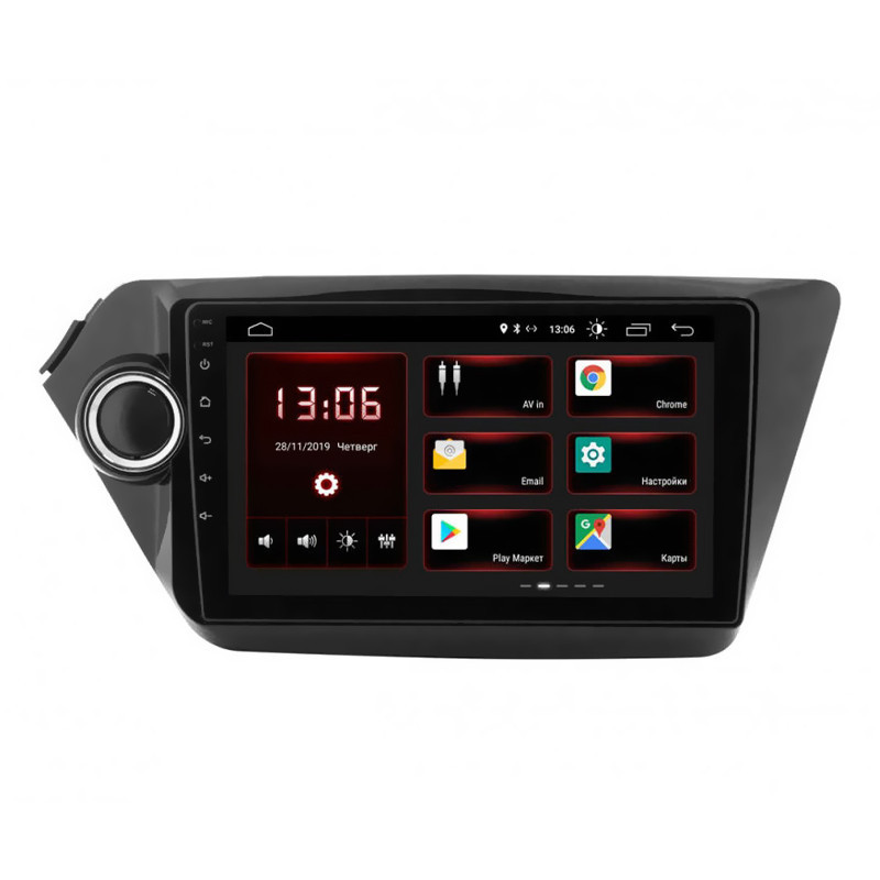 Штатная магнитола 9" Kia K2 (2012-2016 г.) 1/16 Gb (4778-14736)