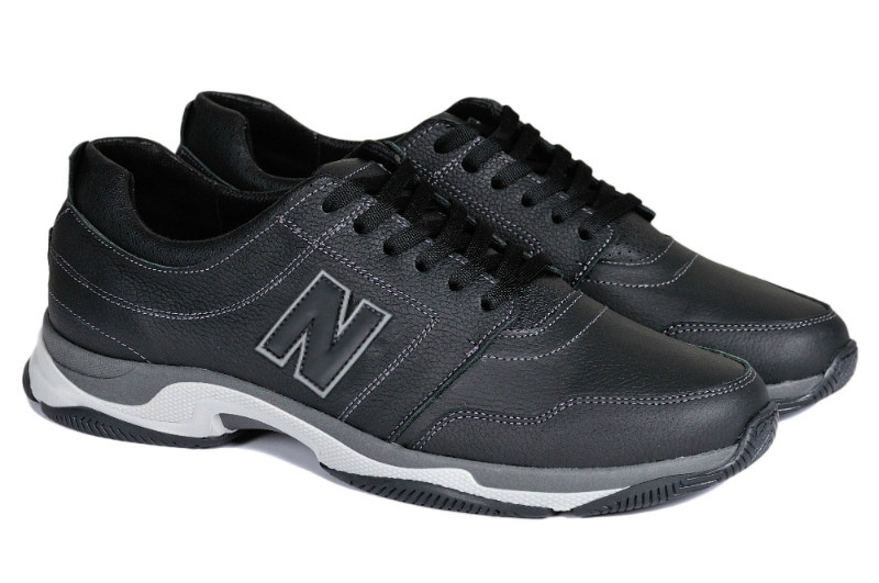 Мужские кроссовки большого размера NB Black р. 46 47 48 49 50