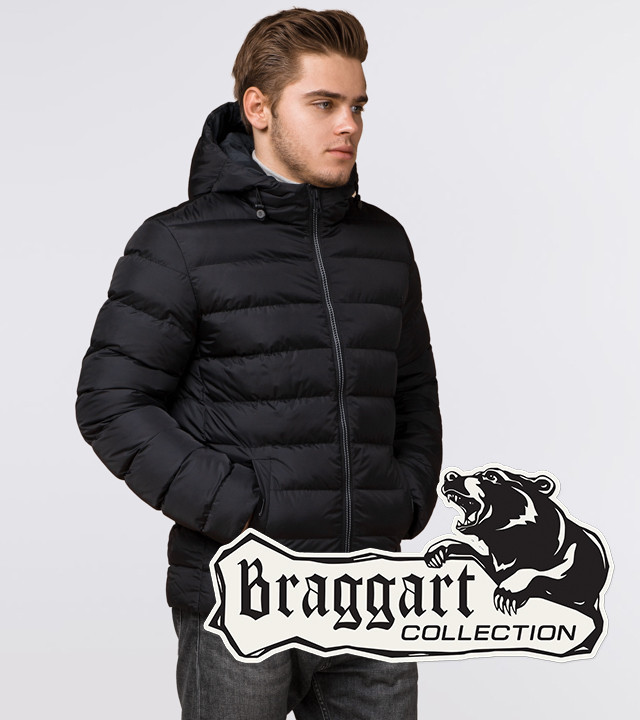 Braggart Aggressive 18680 | Мужская зимняя куртка черная