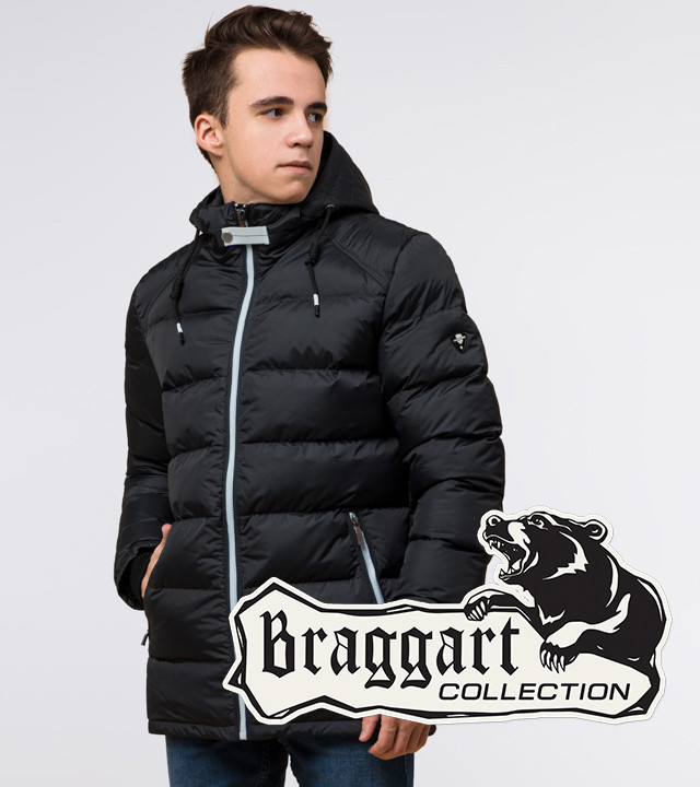 Подросток 13-17 лет | Зимняя куртка Braggart Teenager 75263 графит р. 40 42 44 46