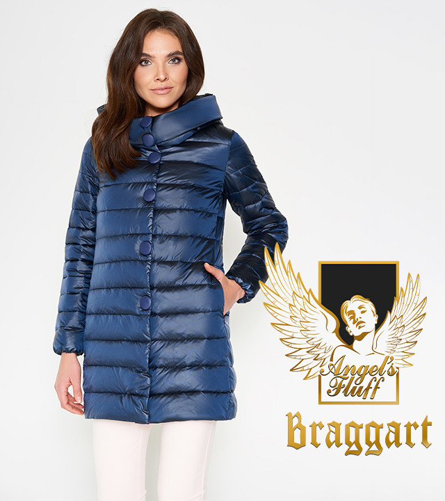 Braggart Angel's Fluff 35120 | Женский воздуховик осень-весна темная лазурь р. 42 44 46 48 50 52