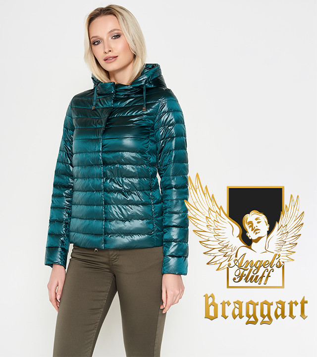 Braggart Angel's Fluff 24992 | Короткий воздуховик весна-осень изумрудный р. 50