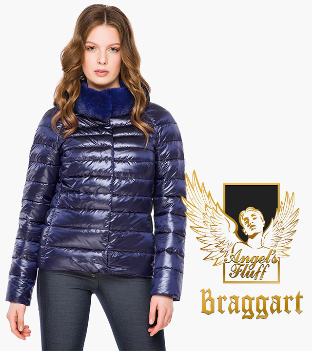 Braggart Angel's Fluff 40267 | Женский весенне-осенний воздуховик фиолетовый р. 42 44 46 48 50 52 54