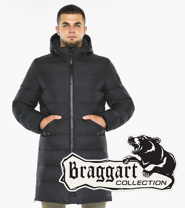 Braggart Aggressive 26350 | Зимняя куртка графит р. 48 50 52 54 56