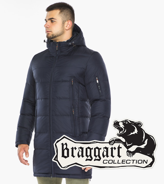 Braggart Aggressive 35170 | Зимняя куртка темно-синяя р. 48 50 52 54 56