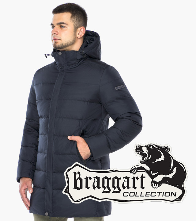 Braggart Aggressive 48052 | Зимняя куртка темно-синяя р. 48 50 52 54 56