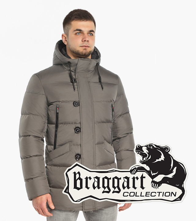 Braggart Dress Code 37485 | Мужская зимняя куртка сафари р. 48 50 52 54 56