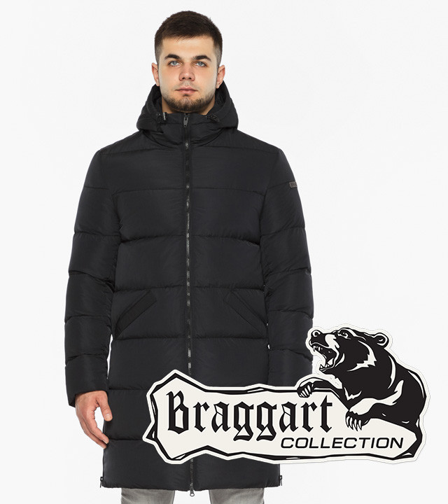 Braggart Dress Code 24574 | Мужская зимняя куртка черная р. 48 50 52 54 56
