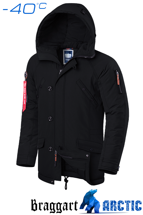 Мужская зимняя теплая куртка Braggart Arctic - 40 градусов р. 48 54 56