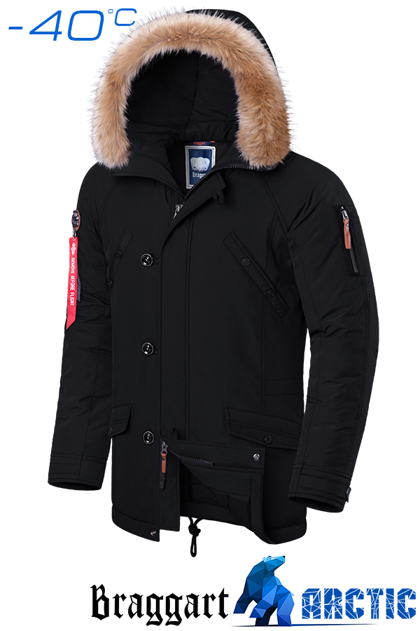 Мужская зимняя теплая куртка Braggart Arctic - 40 градусов р. 48 50 52 54 56