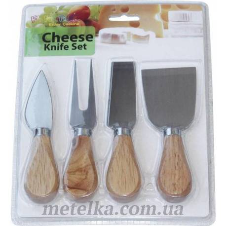 Набор Cheese Knife Set для твердых сортов сыра 4 прибора