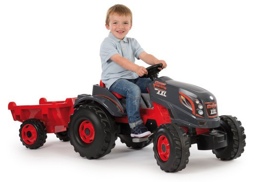 Трактор с прицепом SMOBY CLAAS XL 710114 красный