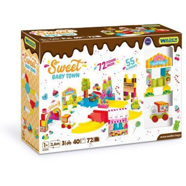 Конструктор Sweet baby town - трасса с конструктором Сладкое городок, 42000