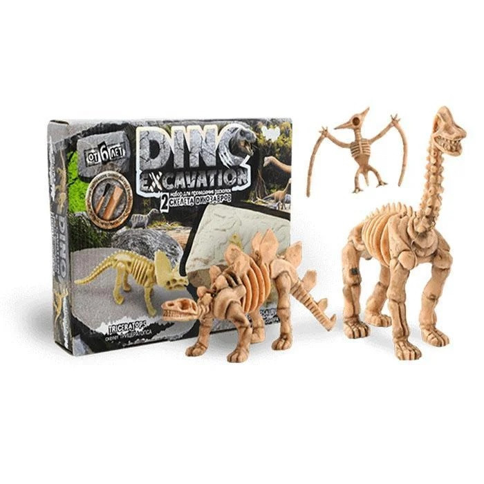 Набор детский для проведения раскопок, Палеонтология, Danko Toys